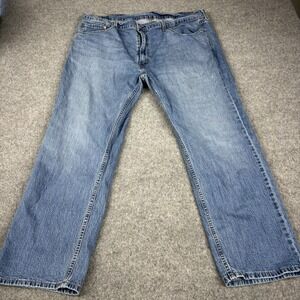Levi's 559 Jeans Mens 42x30 Relaxed Straight Medium Wash Blue Denim Casual Work